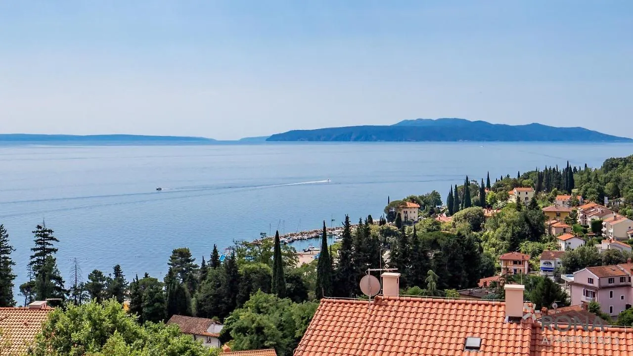 Rona Spacious Apartment With A Panoramic View Ičići